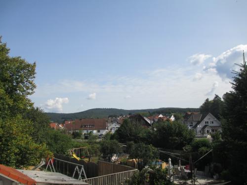 Blick vom Balkon